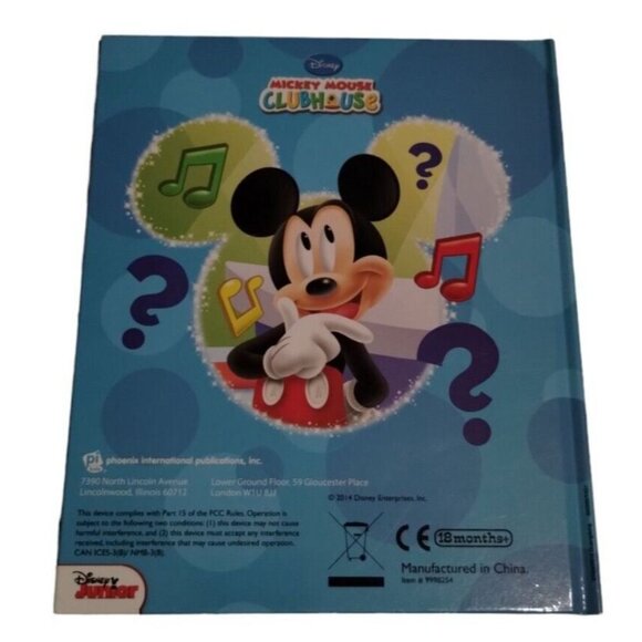 Mickey Mouse Clubhouse Set of 5 Disney Play A Song Books - My First Music Fun - Picture 4 of 13